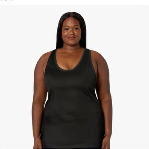 Jerdoni Razor Back Yoga/Workout Tank Top Black XXL